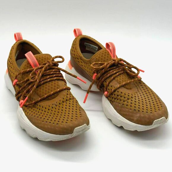 Le Due Sorelle Boutique Shoes - Sorel Kinetic Impact Lace Up Sneakers Athletic Shoes Womens Size 9.5 Amber Coral